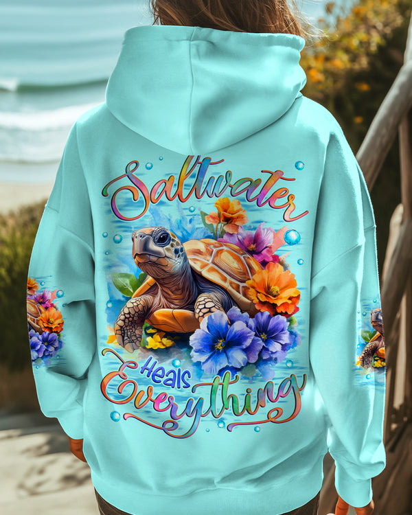 SALTWATER HEALS EVERYTHING TURTLE ALL OVER PRINT - TYQY1911242