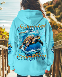 SALTWATER HEALS EVERYTHING TURTLE ALL OVER PRINT - TYQY0412243