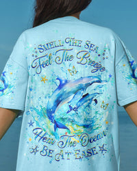 SMELL THE SEA FEEL THE BREEZE DOLPHIN ALL OVER PRINT - YHHG2006243