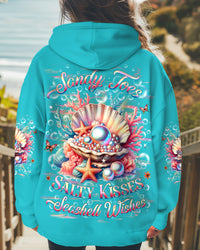 SANDY TOES SALTY KISSES SEASHELL WISHES ALL OVER PRINT - YHHG1203252