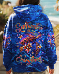 SALTWATER HEALS EVERYTHING TURTLE ALL OVER PRINT - TLNZ2810243