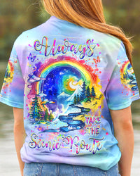 ALWAYS TAKE THE SCENIC ROUTE ALL OVER PRINT - YHHG2208243