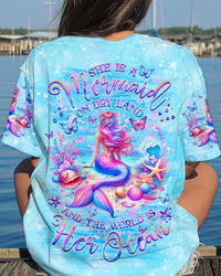 SHE IS A MERMAID ALL OVER PRINT - YHHG1505241