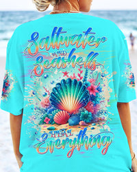 SALTWATER AND SEASHELLS HEAL EVERYTHING ALL OVER PRINT - TLNZ1505245
