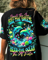 SMELL THE SEA FEEL THE BREEZE DOLPHIN ALL OVER PRINT - TLNZ0807242