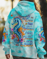 SMELL THE SEA FEEL THE BREEZE SEAHORE ALL OVER PRINT - TYQY1008242