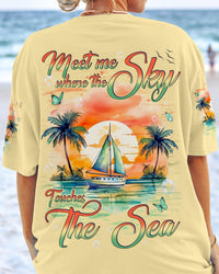 MEET ME WHERE THE SKY TOUCHES THE SEA ALL OVER PRINT - TYQY2303244