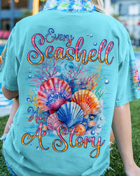 EVERY SEASHELL HAS A STORY ALL OVER PRINT - TYQY1603243