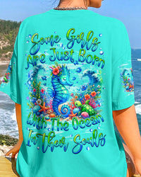 SOME GIRLS ARE JUST BORN WITH THE OCEAN ALL OVER PRINT - TYQY3005243