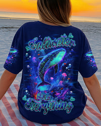 SALTWATER HEALS EVERYTHING WHALE ALL OVER PRINT  - TLNZ2705253