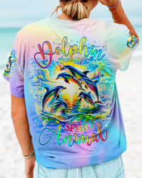DOLPHIN IS MY SPIRIT ANIMAL ALL OVER PRINT - TLNZ1604241