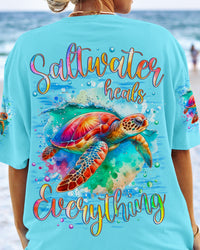 SALTWATER HEALS EVERYTHING TURTLE ALL OVER PRINT - TYQY1204243
