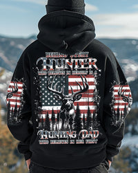 BEHIND EVERY HUNTER HUNTING DEER ALL OVER PRINT - TLNZ0511241
