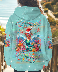 MERMAID KISSES AND CHRISTMAS WISHES ALL OVER PRINT - YHHG0310244