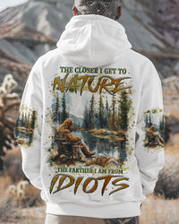 THE CLOSER I GET TO NATURE BIGFOOT FISHING ALL OVER PRINT - TLNZ0609241