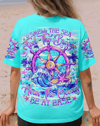 SMELL THE SEA FEEL THE BREEZE STEERING WHEEL ALL OVER PRINT - TLNO0304252