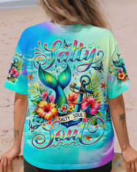 SALTY SOUL ANCHOR MERMAID ALL OVER PRINT  - TLNO1004253