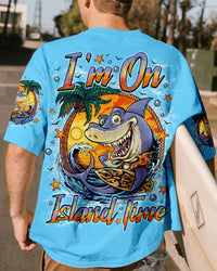 I'M ON ISLAND TIME SHARK ALL OVER PRINT - TLNO1007253