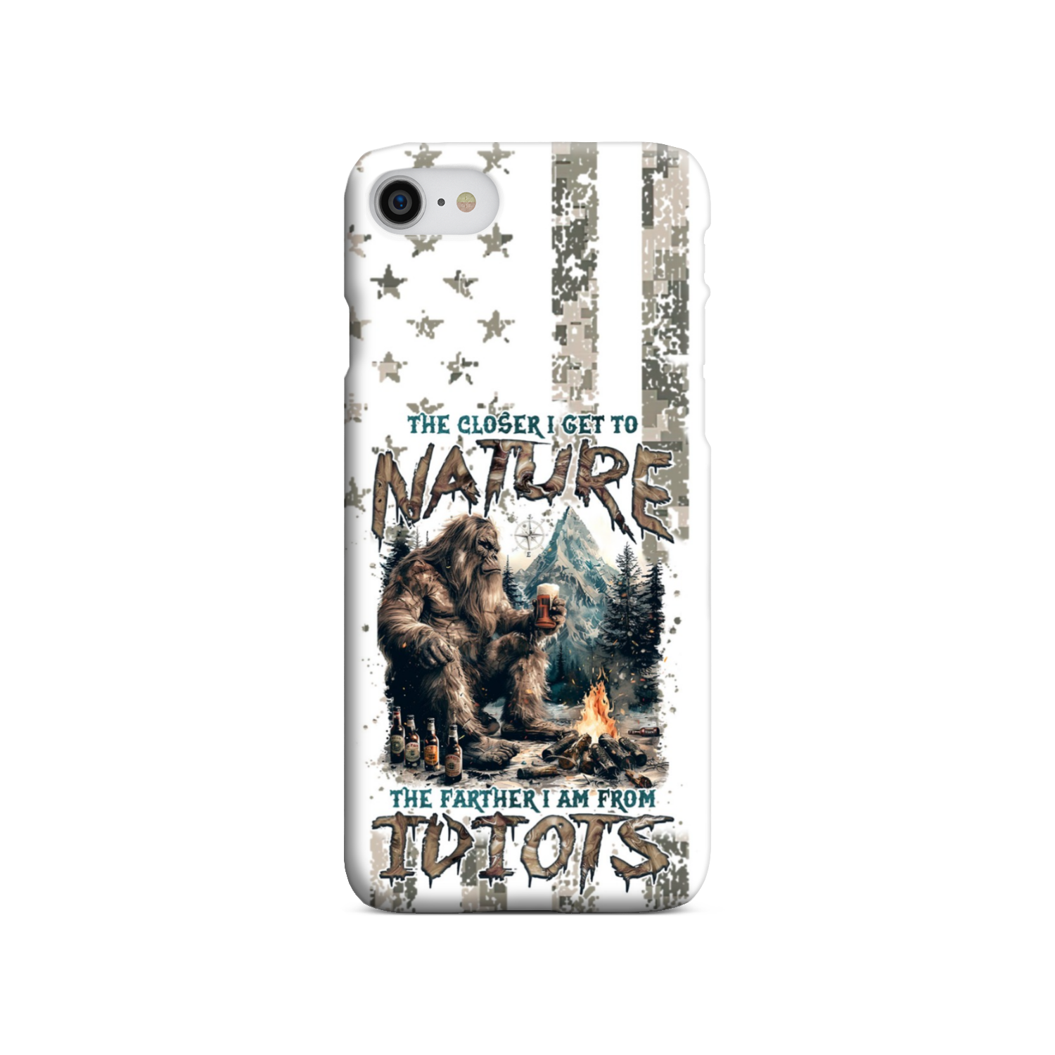 THE CLOSER I GET TO NATURE BIGFOOT PHONE CASE - TLNZ0108241