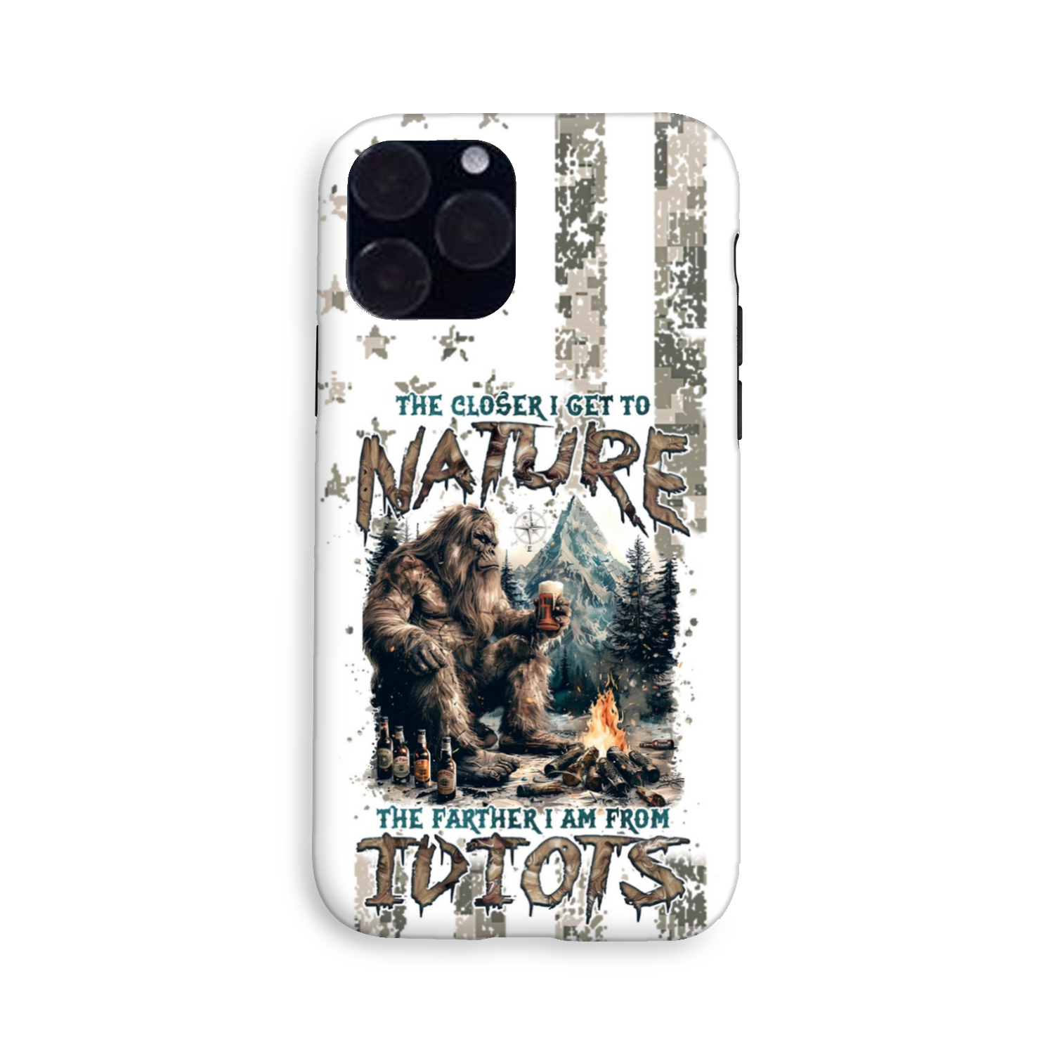 THE CLOSER I GET TO NATURE BIGFOOT PHONE CASE - TLNZ0108241