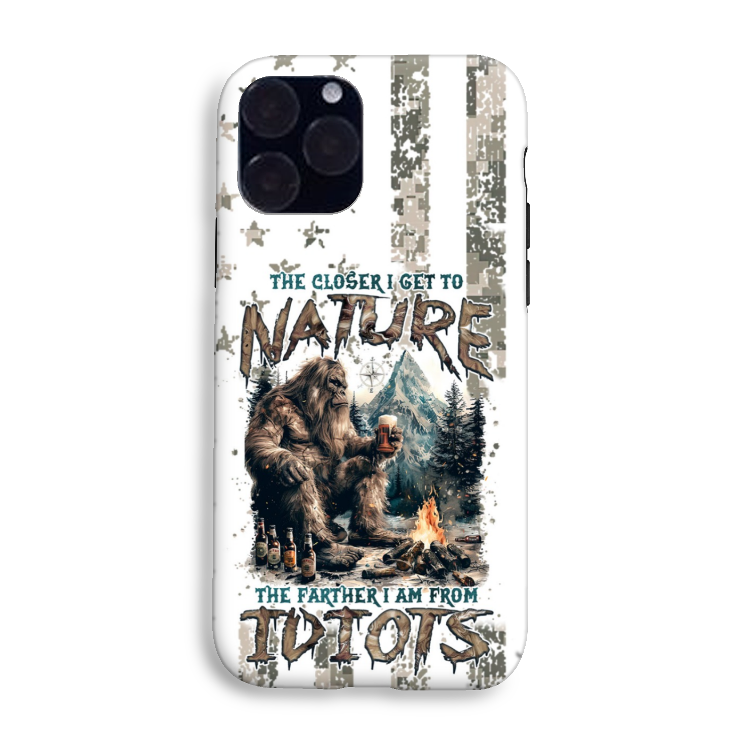 THE CLOSER I GET TO NATURE BIGFOOT PHONE CASE - TLNZ0108241