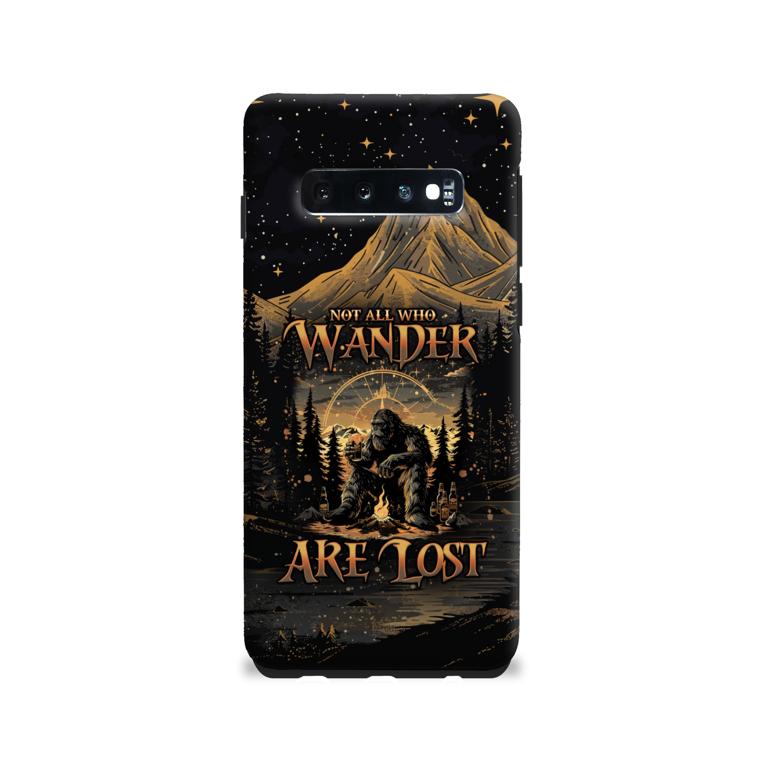 NOT ALL WHO WANDER ARE LOST BIGFOOT COMPASS PHONE CASE - TLNO2410243