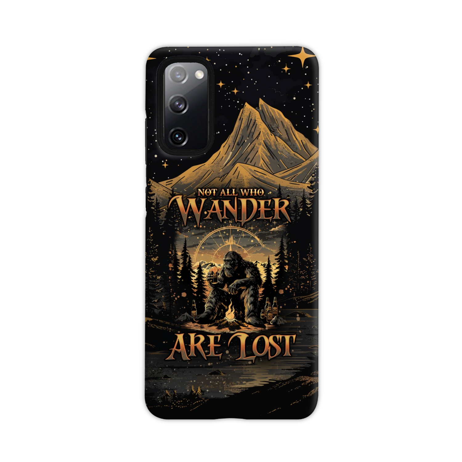 NOT ALL WHO WANDER ARE LOST BIGFOOT COMPASS PHONE CASE - TLNO2410243