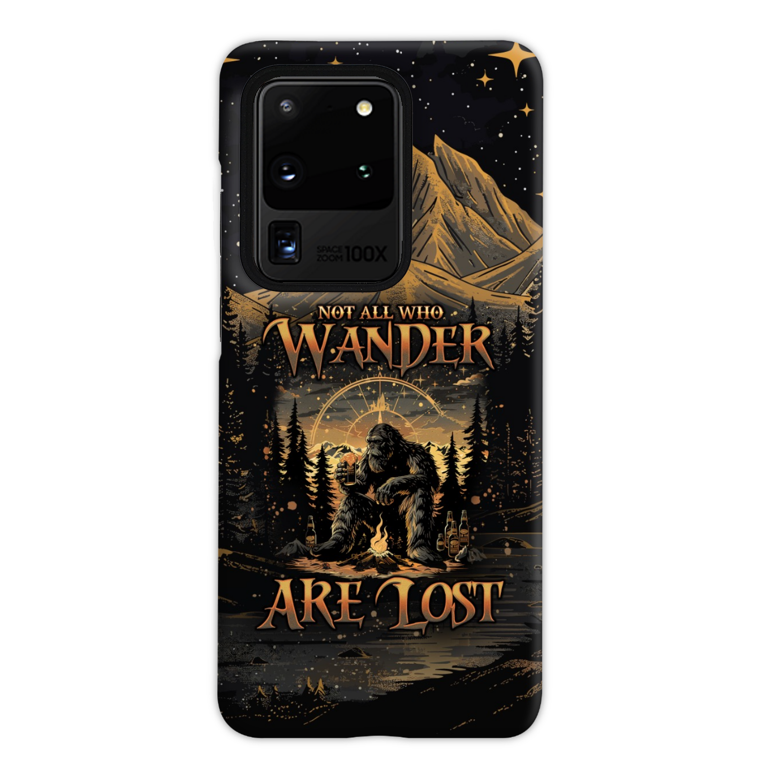 NOT ALL WHO WANDER ARE LOST BIGFOOT COMPASS PHONE CASE - TLNO2410243