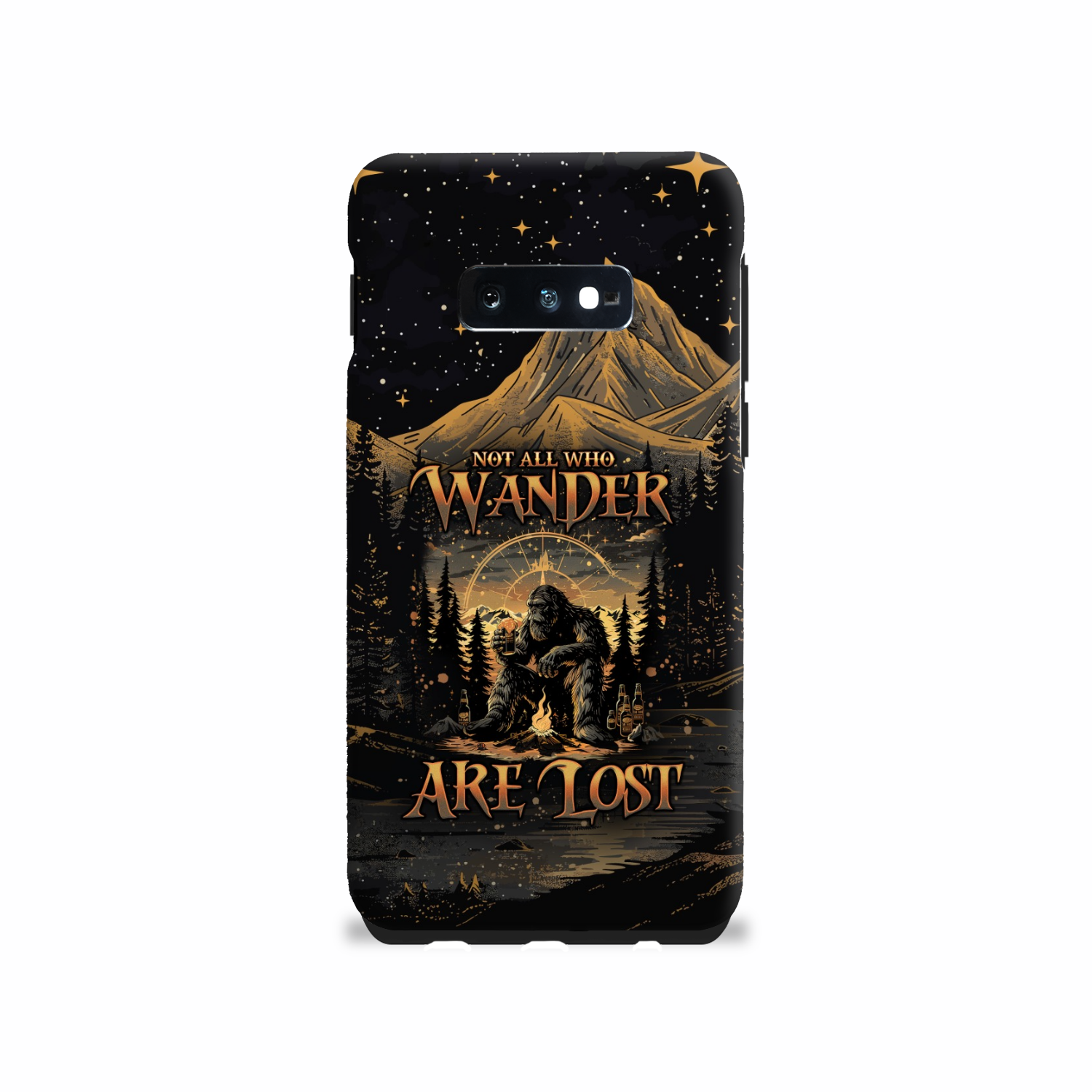 NOT ALL WHO WANDER ARE LOST BIGFOOT COMPASS PHONE CASE - TLNO2410243