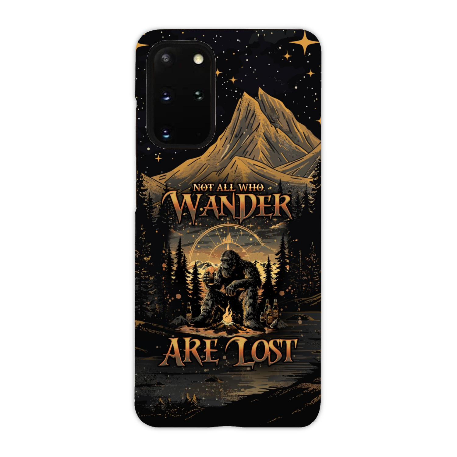 NOT ALL WHO WANDER ARE LOST BIGFOOT COMPASS PHONE CASE - TLNO2410243