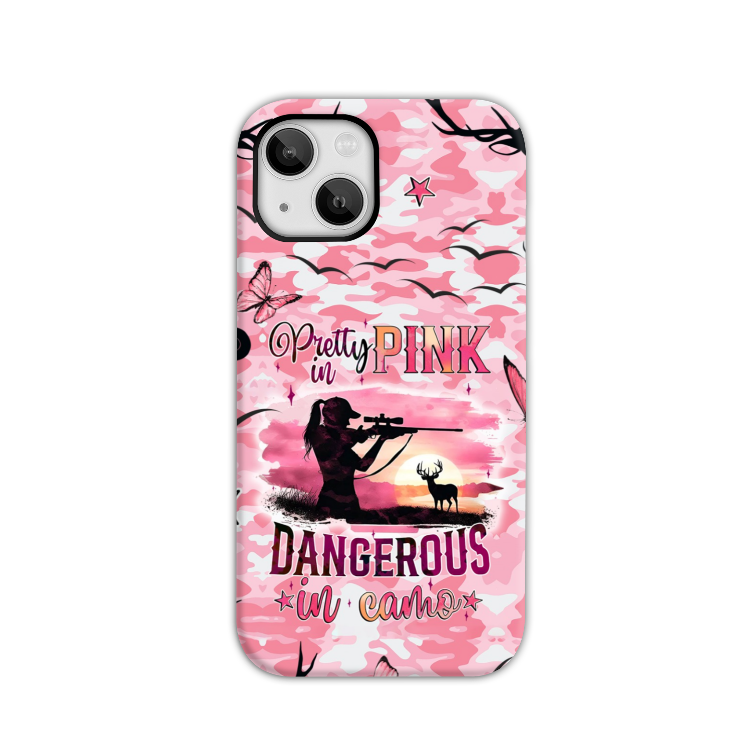 PRETTY IN PINK HUNTING PHONE CASE - TYQY0111241