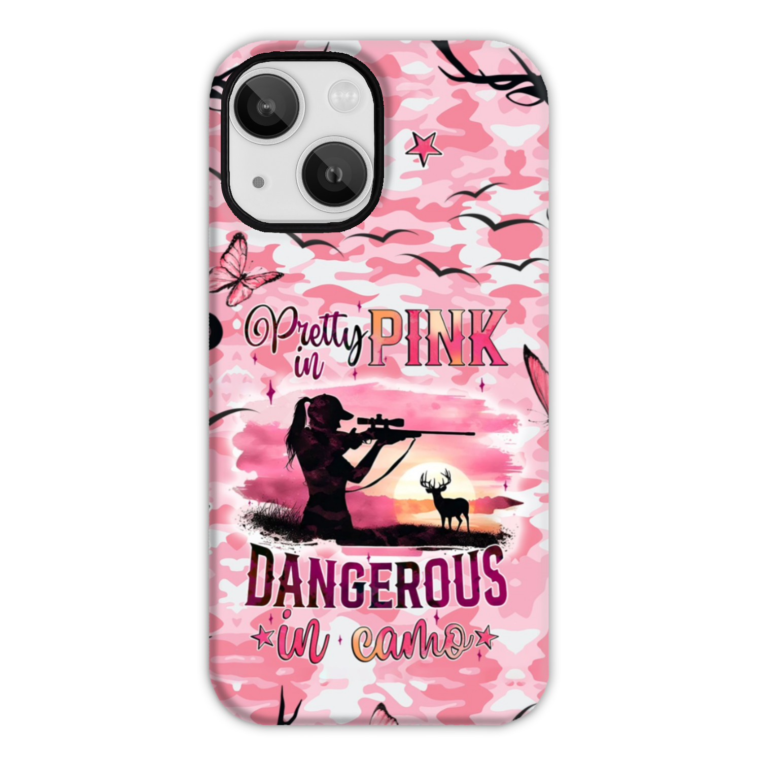 PRETTY IN PINK HUNTING PHONE CASE - TYQY0111241