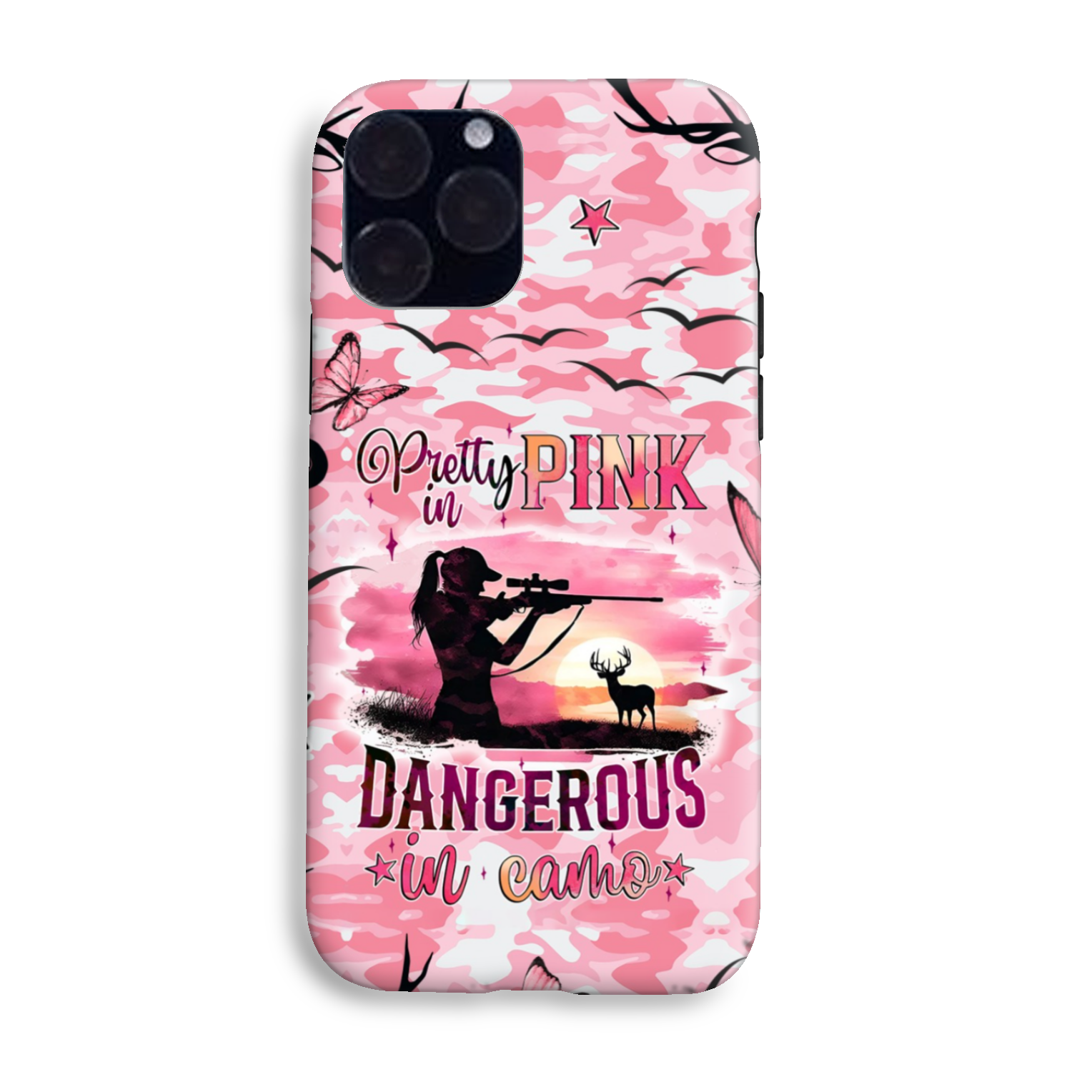 PRETTY IN PINK HUNTING PHONE CASE - TYQY0111241