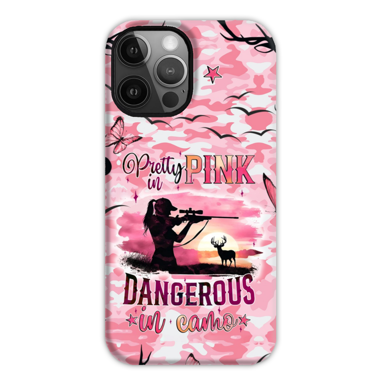 PRETTY IN PINK HUNTING PHONE CASE - TYQY0111241