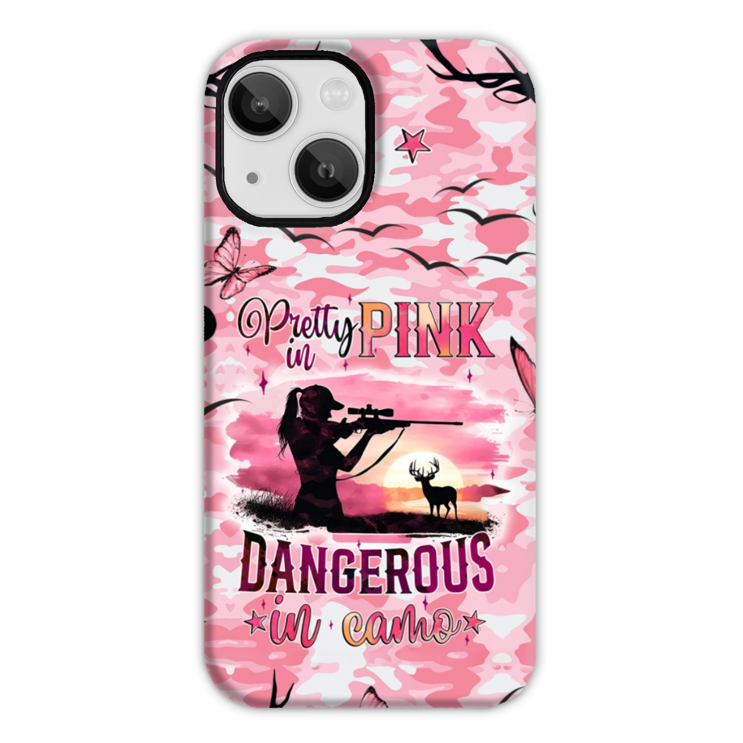 PRETTY IN PINK HUNTING PHONE CASE - TYQY0111241