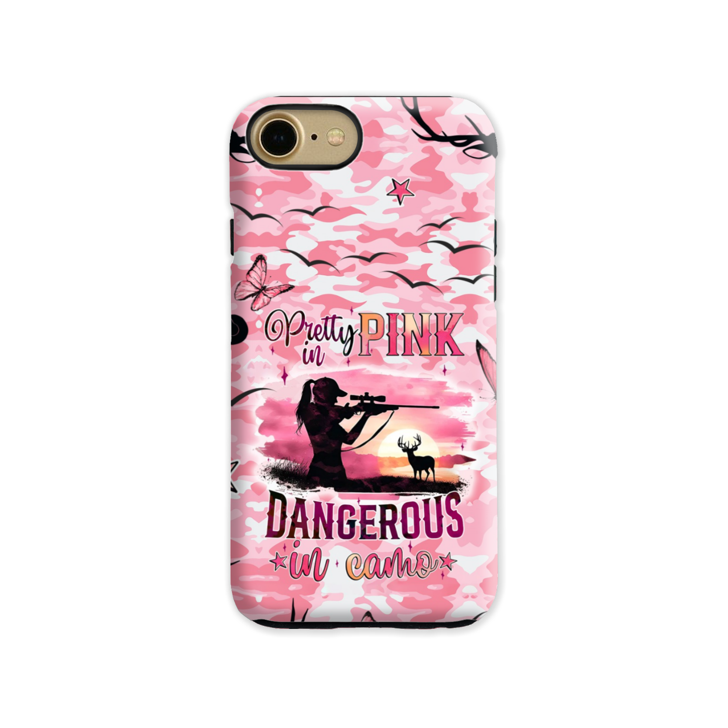 PRETTY IN PINK HUNTING PHONE CASE - TYQY0111241