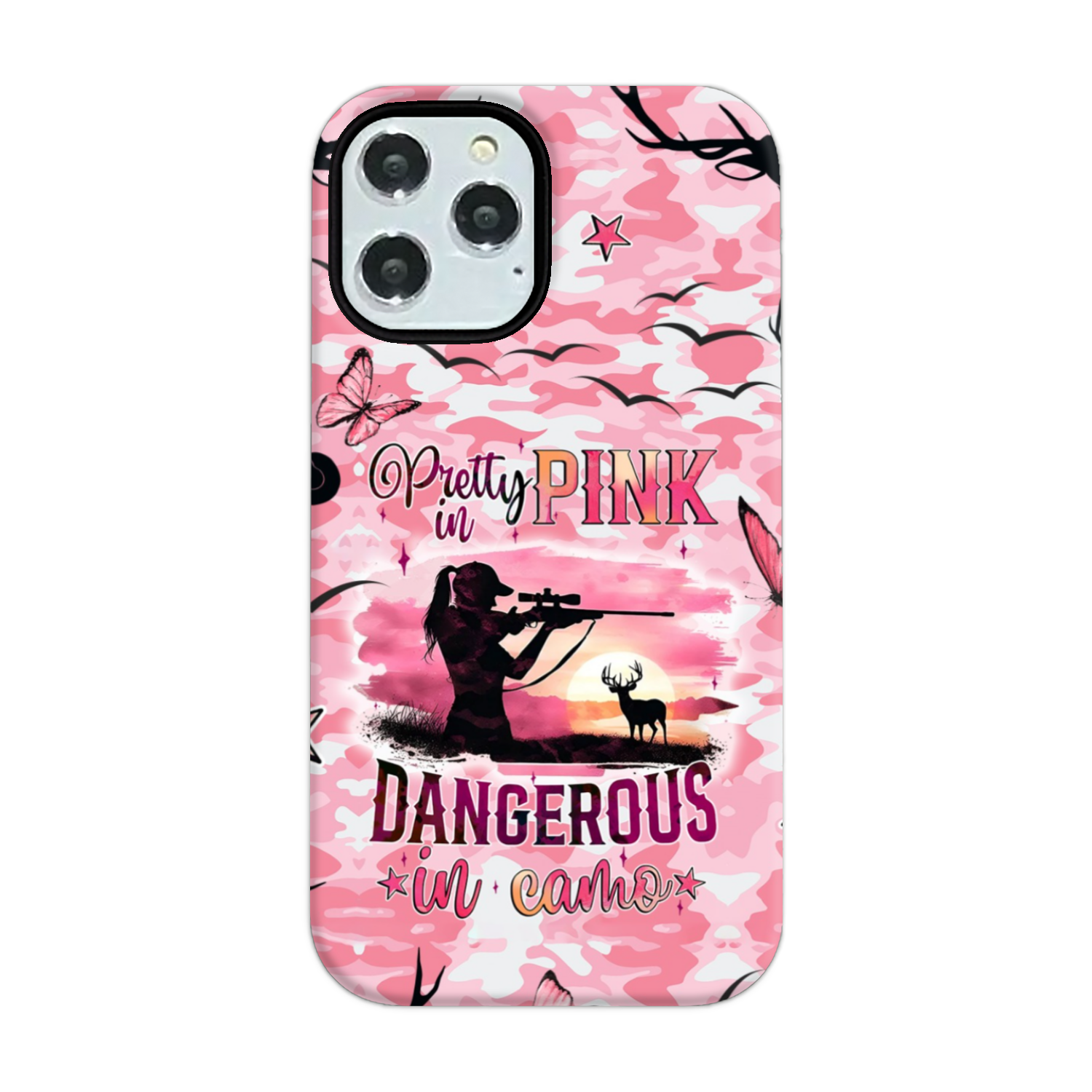 PRETTY IN PINK HUNTING PHONE CASE - TYQY0111241