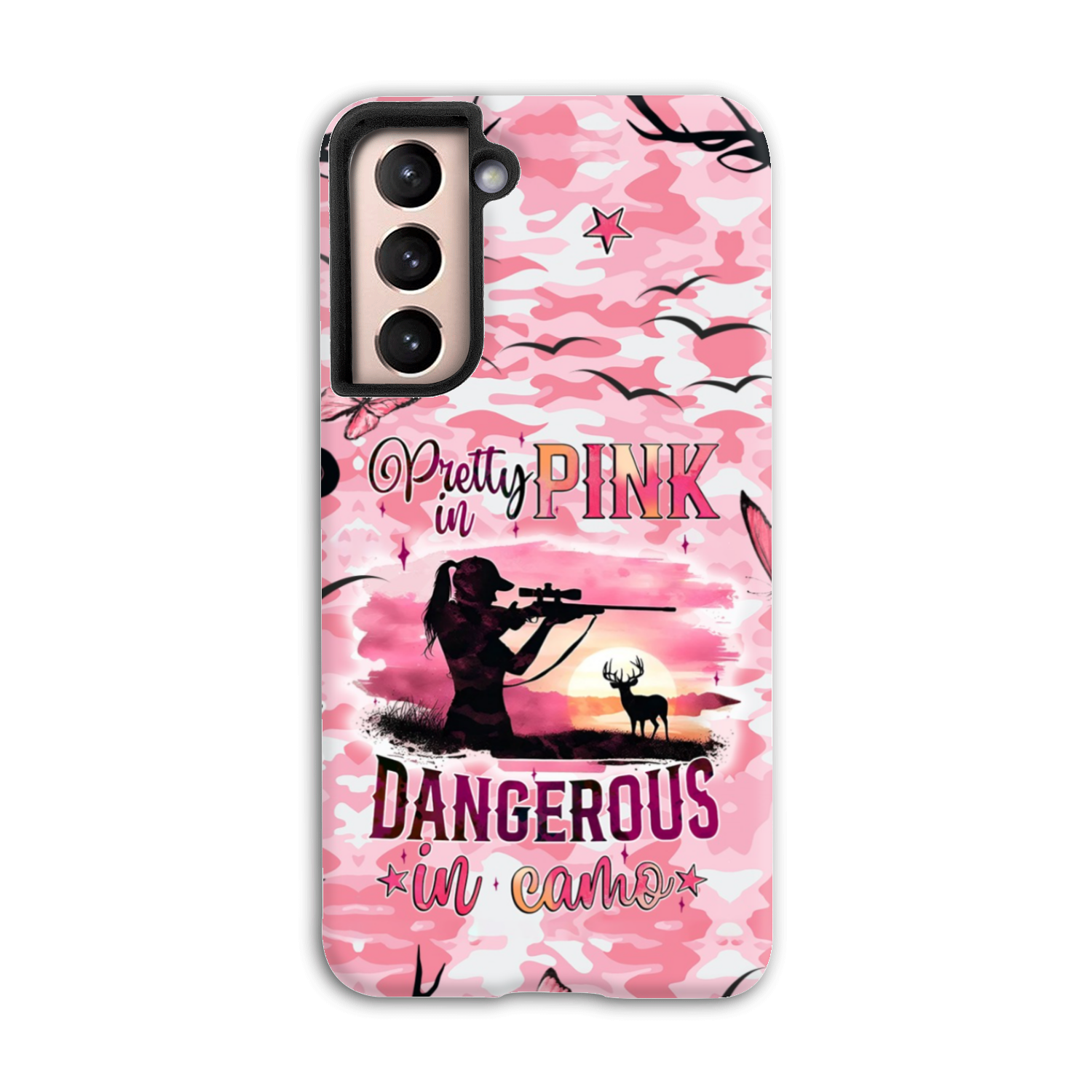 PRETTY IN PINK HUNTING PHONE CASE - TYQY0111241