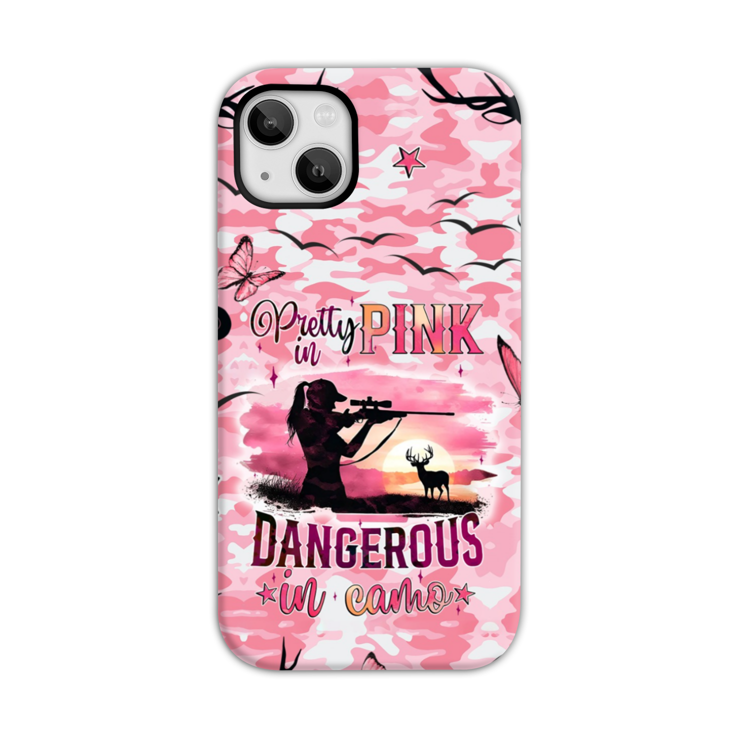 PRETTY IN PINK HUNTING PHONE CASE - TYQY0111241