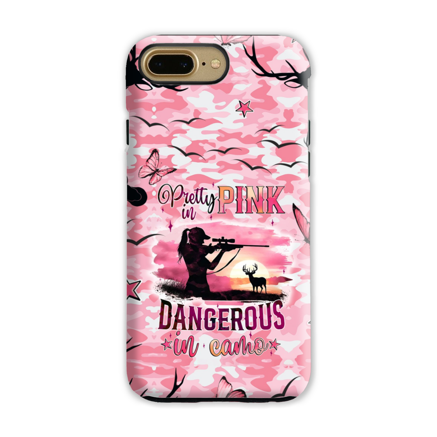 PRETTY IN PINK HUNTING PHONE CASE - TYQY0111241