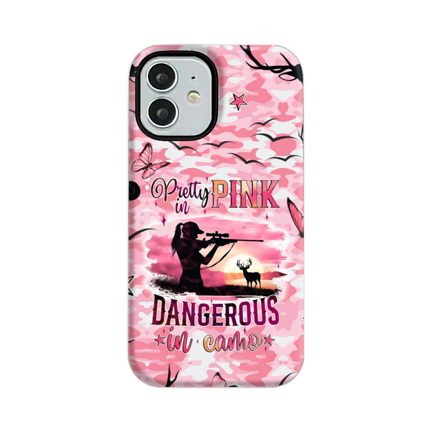 PRETTY IN PINK HUNTING PHONE CASE - TYQY0111241