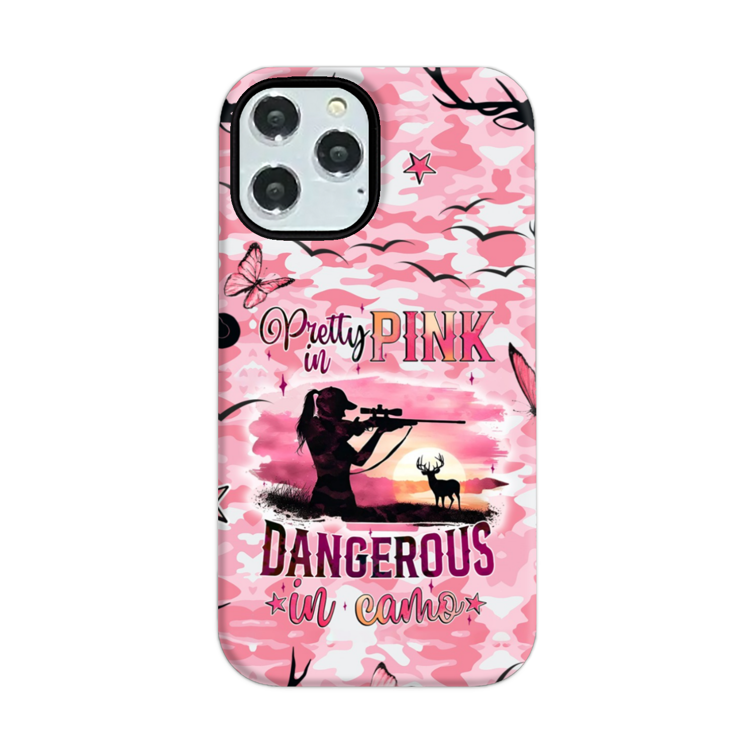 PRETTY IN PINK HUNTING PHONE CASE - TYQY0111241