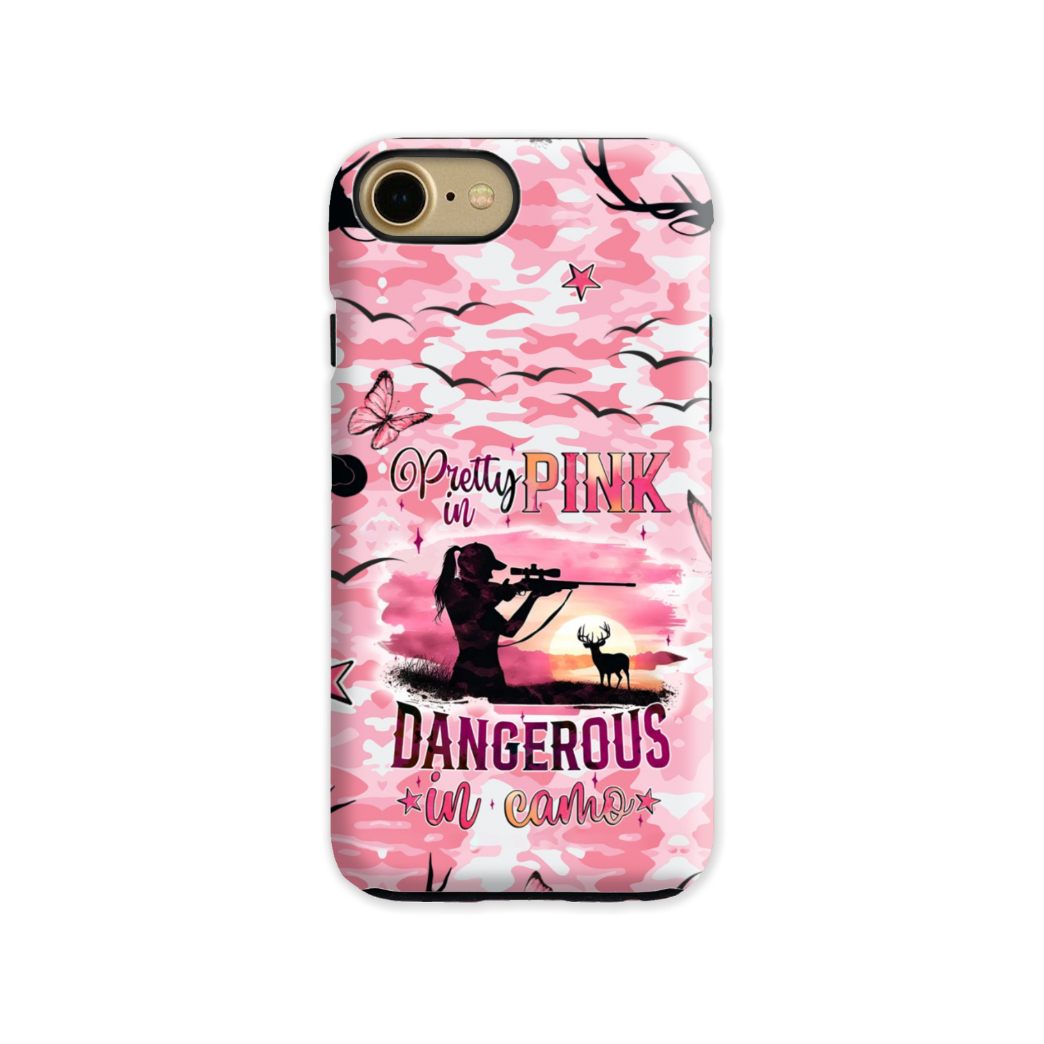 PRETTY IN PINK HUNTING PHONE CASE - TYQY0111241