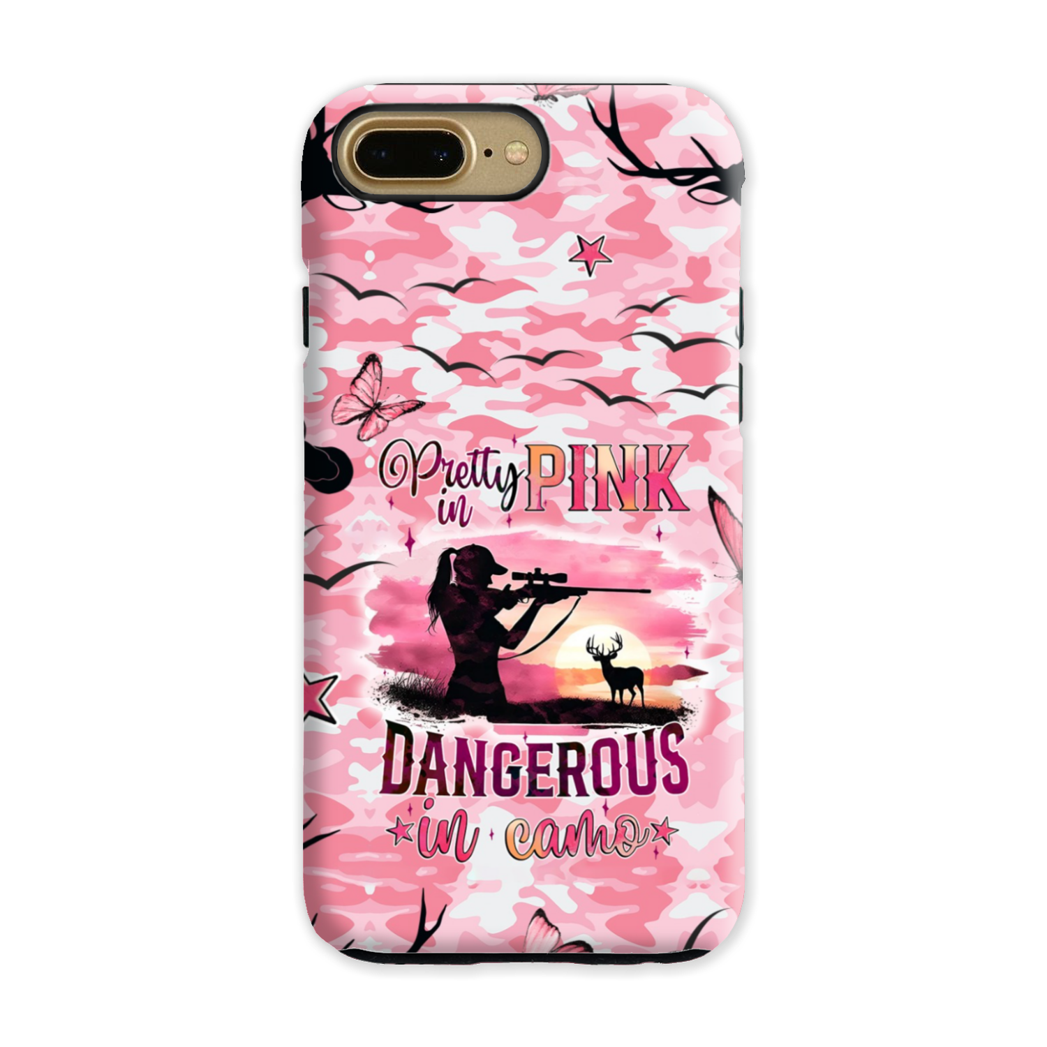 PRETTY IN PINK HUNTING PHONE CASE - TYQY0111241