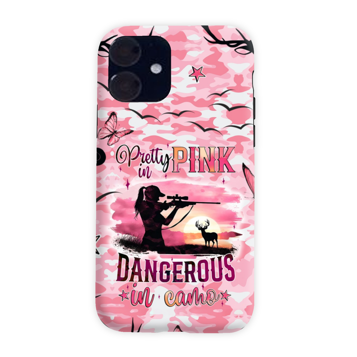 PRETTY IN PINK HUNTING PHONE CASE - TYQY0111241