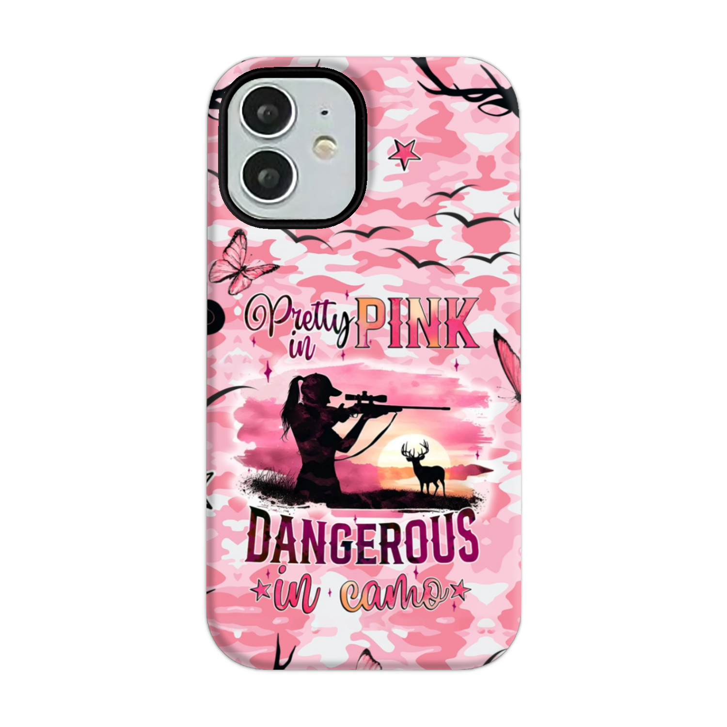 PRETTY IN PINK HUNTING PHONE CASE - TYQY0111241