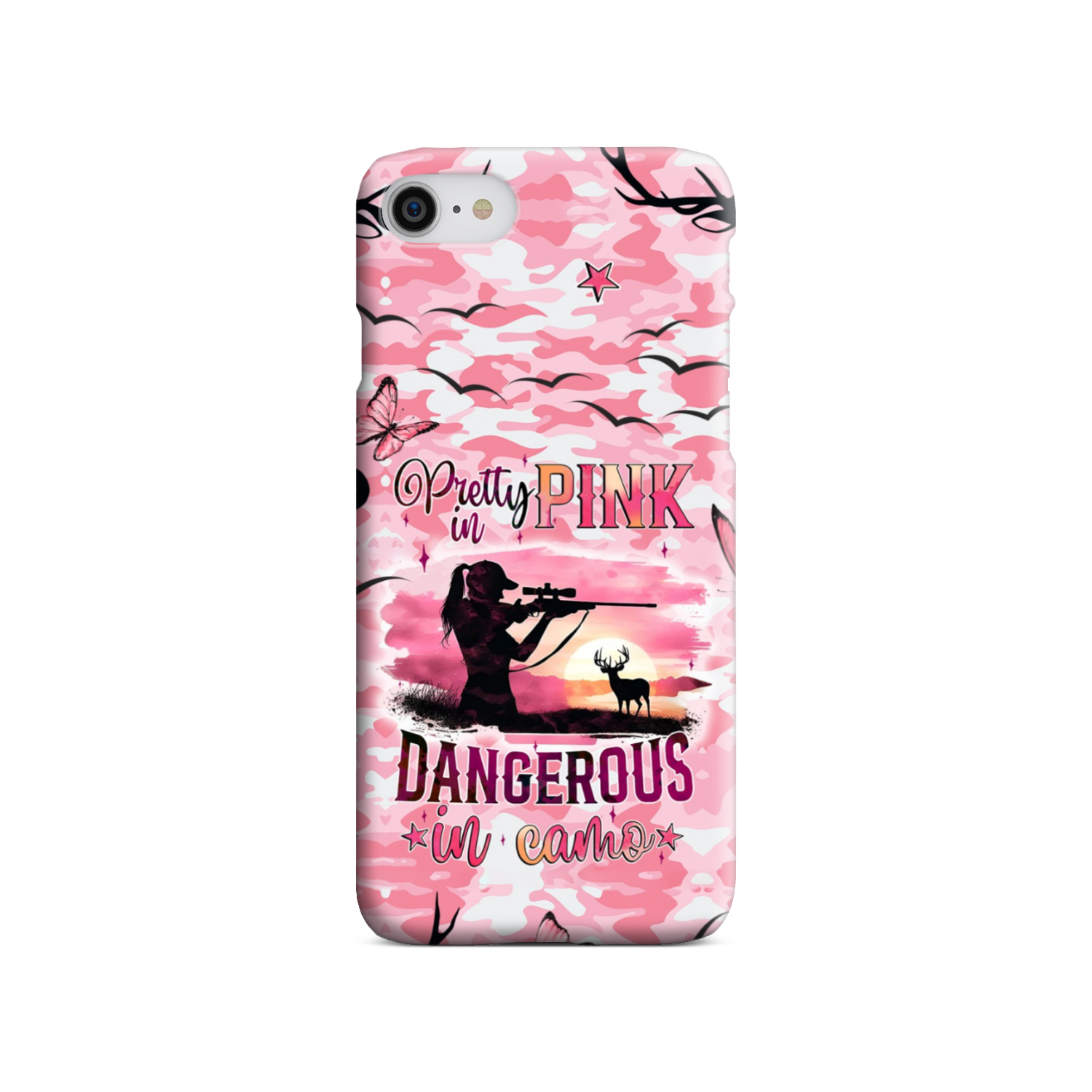 PRETTY IN PINK HUNTING PHONE CASE - TYQY0111241