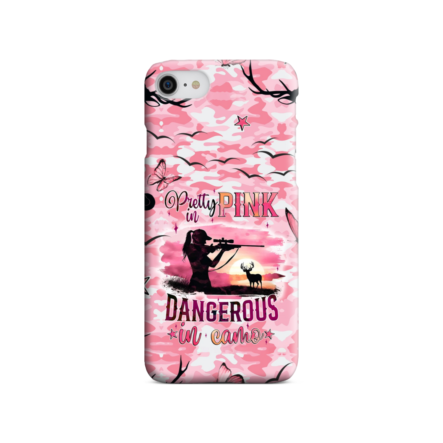 PRETTY IN PINK HUNTING PHONE CASE - TYQY0111241