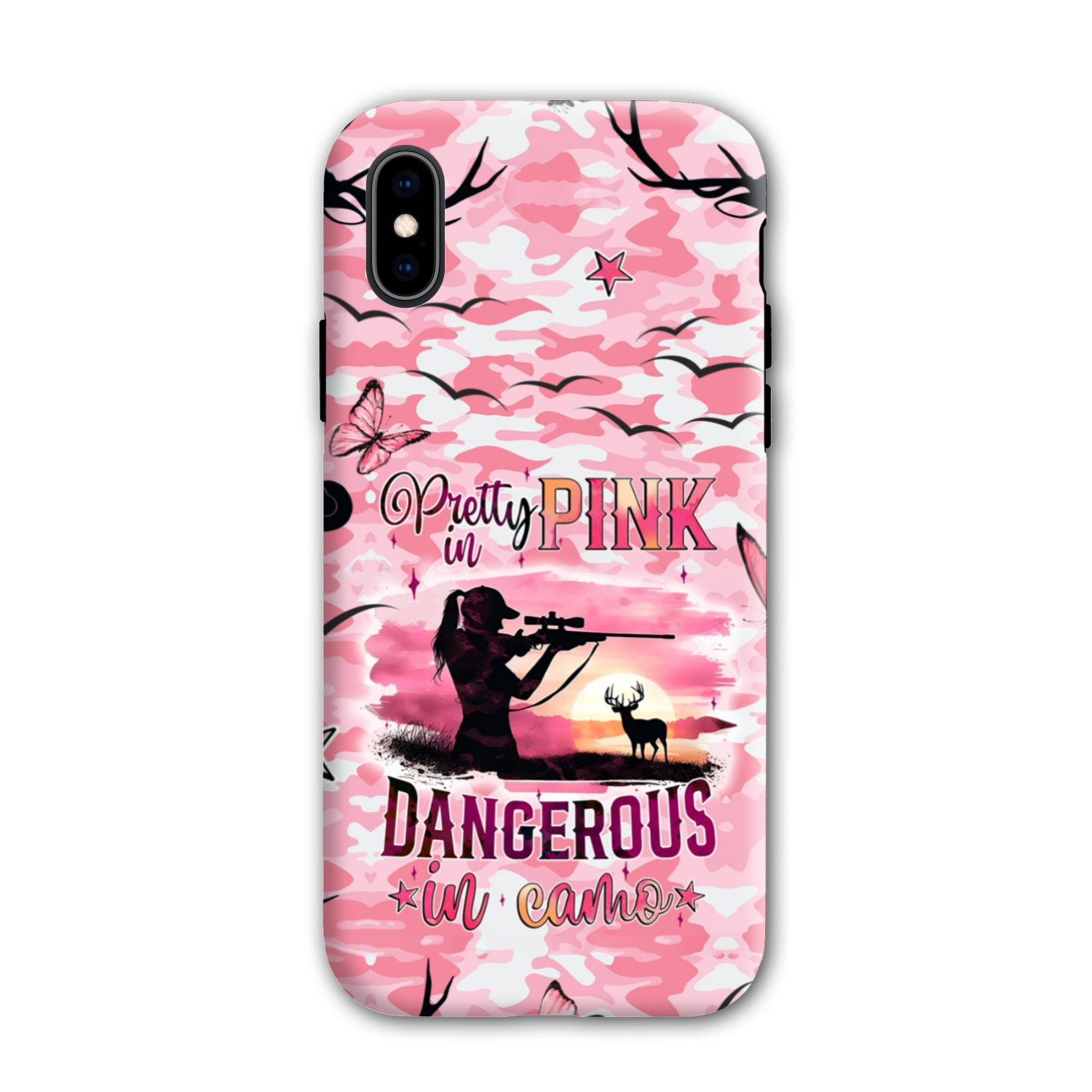 PRETTY IN PINK HUNTING PHONE CASE - TYQY0111241