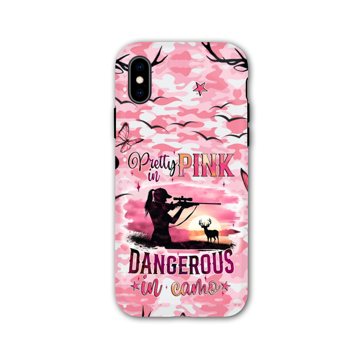 PRETTY IN PINK HUNTING PHONE CASE - TYQY0111241